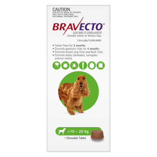 Picture of BRAVECTO CHEW GREEN 10-20KG