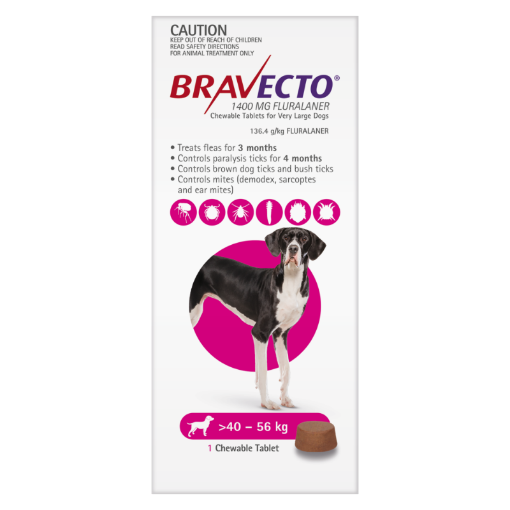 Picture of BRAVECTO CHEW PINK 40-56KG