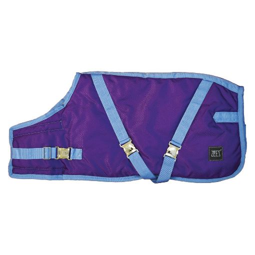 Picture of Zeez Dog Coat Purple/Blue