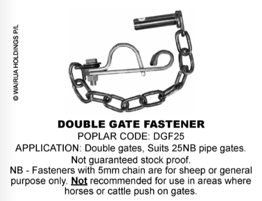 Picture of Double Gate Fastener 25mm